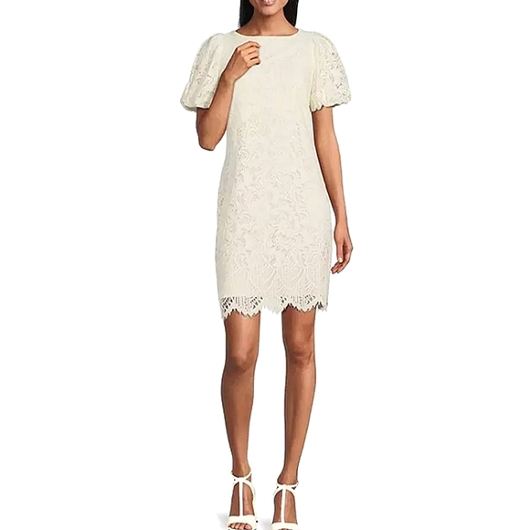 NWT JESSICA HOWARD | $99 Lace Sheath Cocktail Dress - Picture 2 of 10